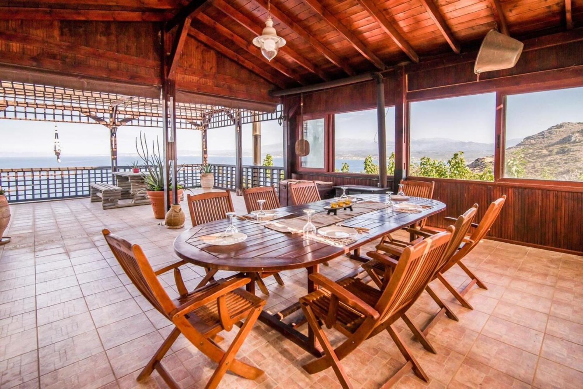 Villa Akrolithos With Private Pool Ханья Экстерьер фото